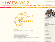 Tablet Screenshot of hlw-weiz.ac.at